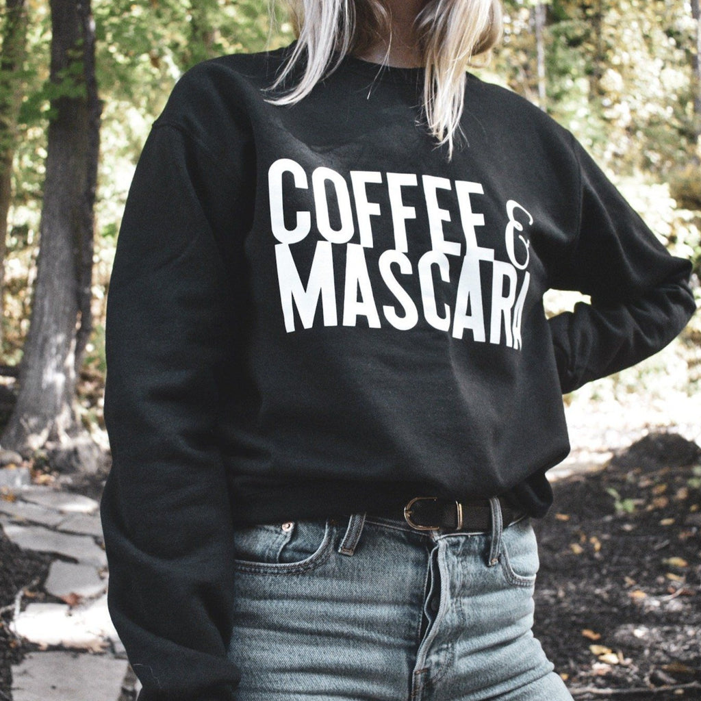 All Products - COFFEE AND MASCARA Crewneck Sweater