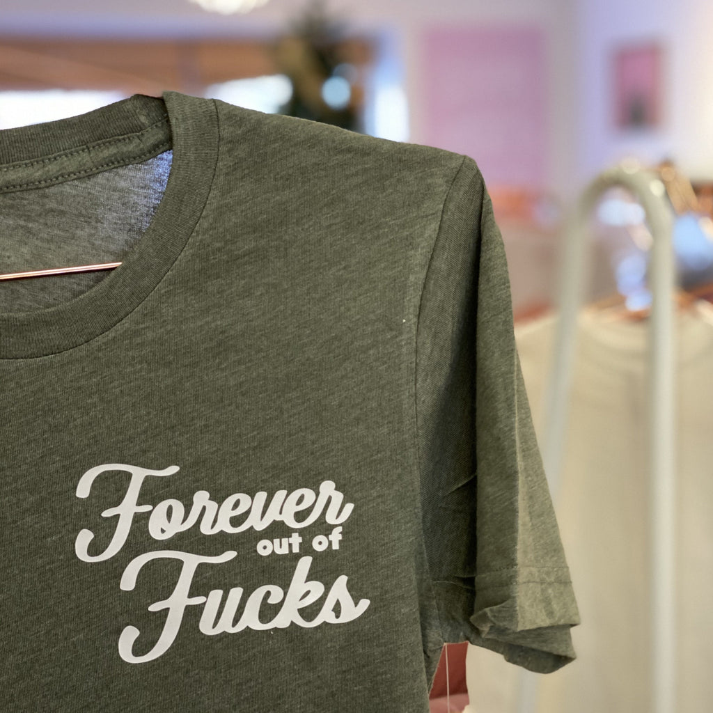 All Products - FOREVER OUT OF FUCKS Boyfriend Tee